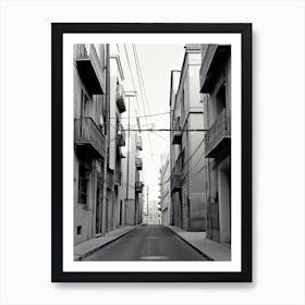 Marseille, France, Black And White Photography 2 Art Print