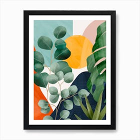 Abstract Tropical Art 8 Art Print