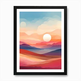 Abstract Landscape Painting 21 Art Print