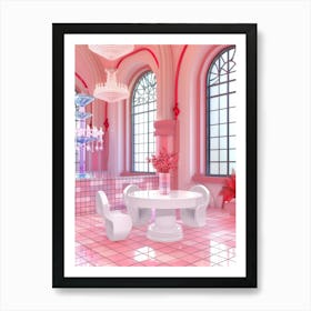 Pink Room 2 Art Print