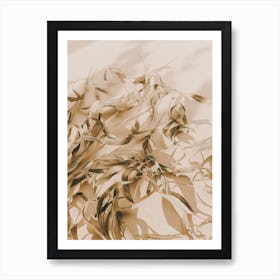 Dried Eucalyptus Leaves Art Print