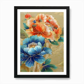 Chinese Flower Painting 20 Art Print