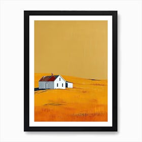 House In The Prairie, Texas Art Print