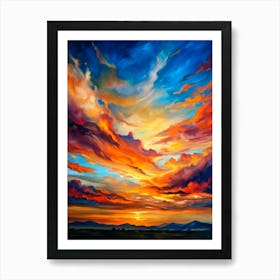 Sunset 8 Art Print