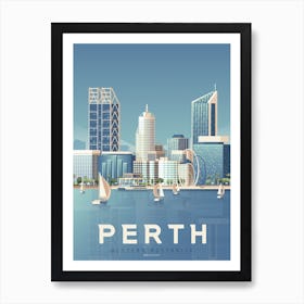 Perth Australia Art Print