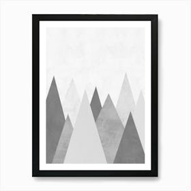 1Scandinavian mountains 5 Art Print