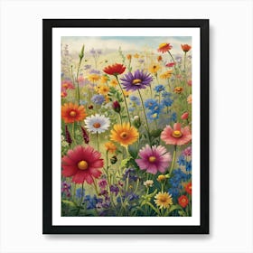 Wildflowers 2 Art Print