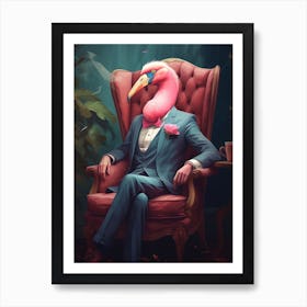 Flamingo 2 Art Print