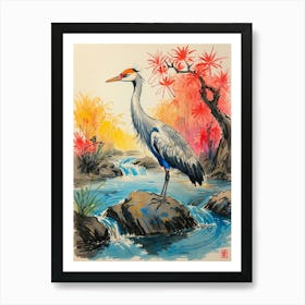 Heron Art Print