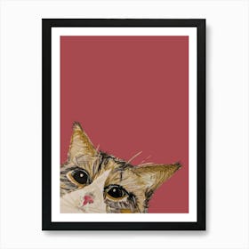 Tabby Cat Watercolour Illustration Art Print