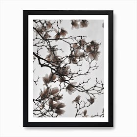 Beige Sand Magnolia Dream Art Print