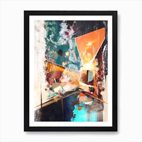 Abstraction Art Illustration In A Painting Style 05 Art Print