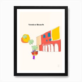 Venice Los Angeles Art Print