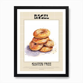 Gluten Free Bagel 1 Art Print