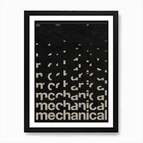 Mechanical Art Print