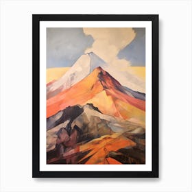 Pikes Peak Usa 3 Mountain Painting Art Print