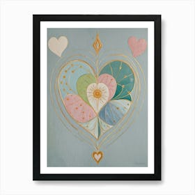 Heart Of Gold Art Print