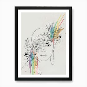 Rainbow Woman 1 Art Print