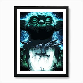 Star Wars Yoda movie 1 Art Print