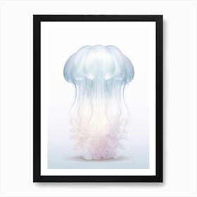 Lions Mane Jellyfish Watercolour 3 Art Print