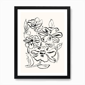 Flower Print Art Print