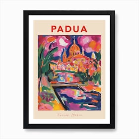 Padua Italia Travel Poster Art Print