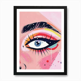 Eye Painting 2 Art Print