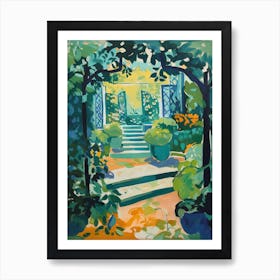 Hidcote Manor Garden, United Kingdom, Painting 6 Art Print