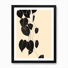 Philodendron Plant Art Print