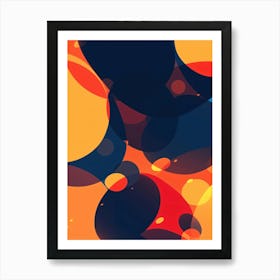 Abstract Circles 2 Art Print