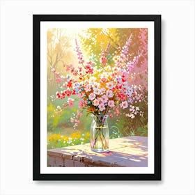 Flowers In A Vase 11 Art Print