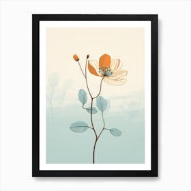 Flower On A Branch Art Print