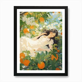 Orange Tree 2 Art Print