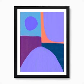 Purple Composition Art Print