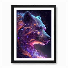 Galaxy Bear Art Print