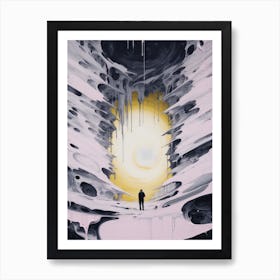 'Nebula' Abstract Art Art Print