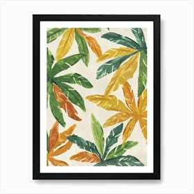 Tropical Leaves 147 Art Print