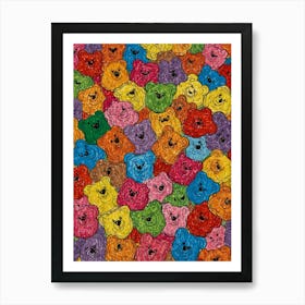 Teddy Bears 4 Art Print