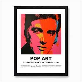 Poster Elvis Pop Art 3 Art Print