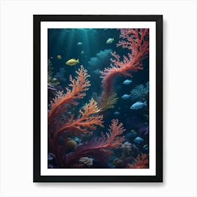 Coral Reef 7 Art Print