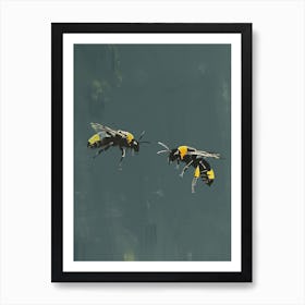 Cuckoo Bee Storybook Illustration 1 Art Print