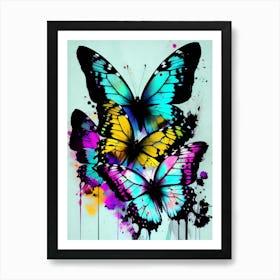 Butterfly Painting 205 Art Print