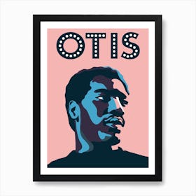 Otis Redding Pink Art Print