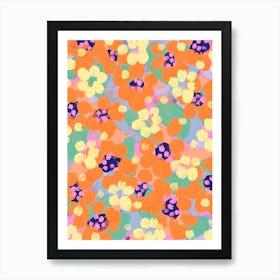 Flower Pattern Art Print