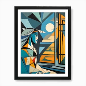 'The Woman At The Window' Art Print