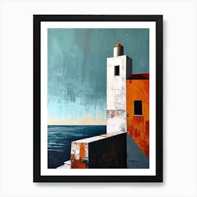 Lighthouse in Italy Art Print