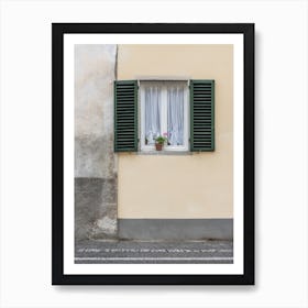 Window With Green Shutters 1 Art Print