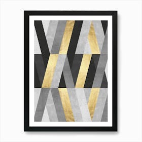 Texture geometry 6 Art Print