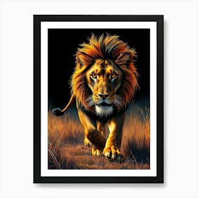 Wild Animal Creative Portrait 149 Art Print