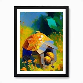 Pollen Beehive 2 Painting Art Print